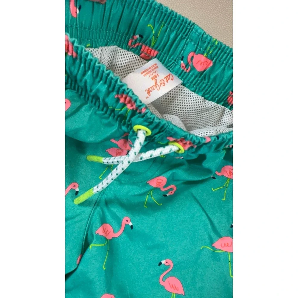 Toddler boys size 18 months Cat & Jack swim trunks. EUC.